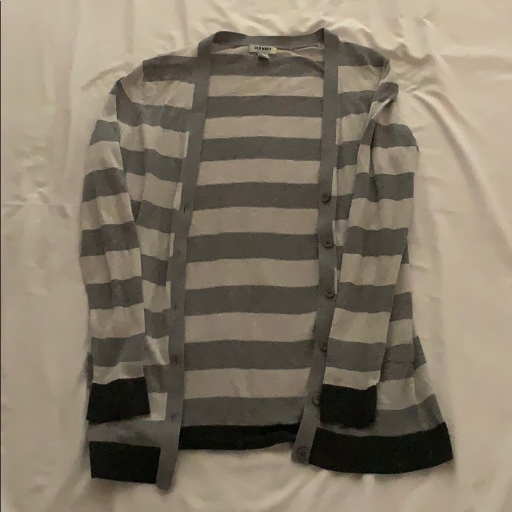 Old Navy, Jacket, Gray & White, Misses S
